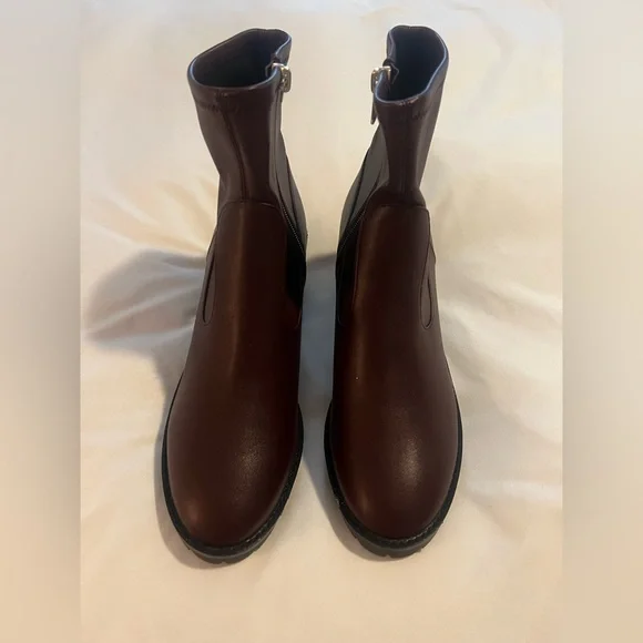 Coach Brown Ankle Boots size 10 - Picture 2 of 7